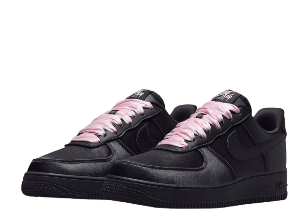 Nike Air Force 1 Low '07 LV8 Black Satin (Women's) - photo 2