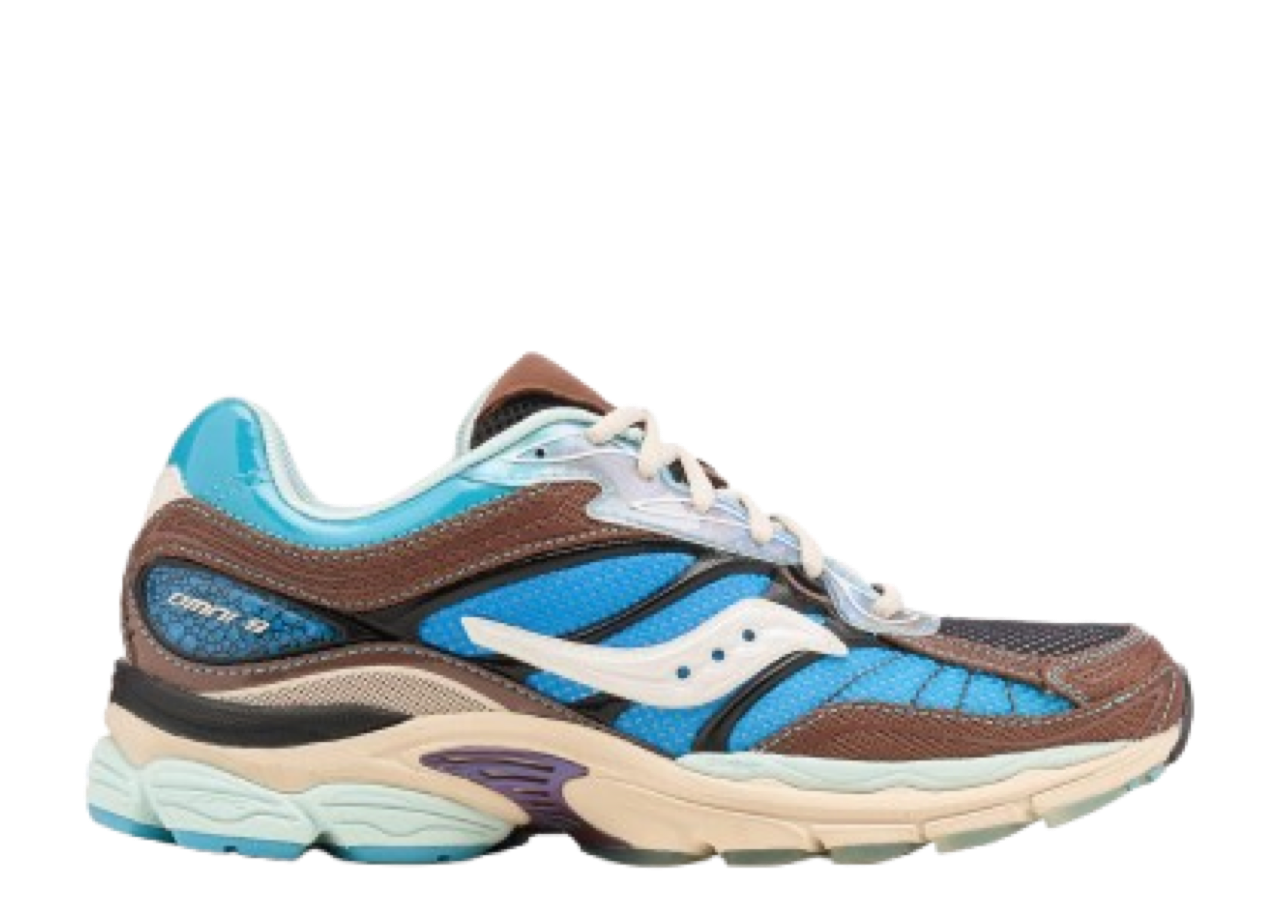 Saucony Pro Grid Omni 9 Footpatrol Blue Brown