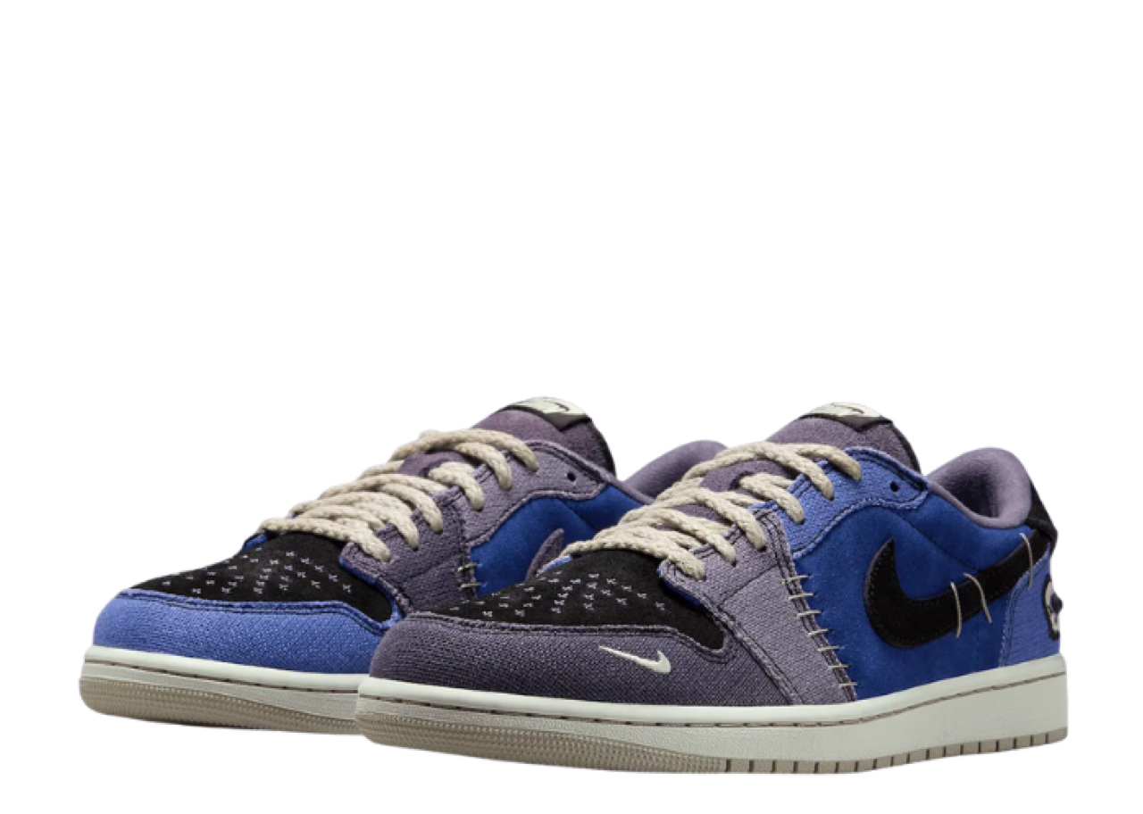 Air Jordan 1 Retro Low OG Zion Williamson Voodoo Alternate Regency Purple - photo 2