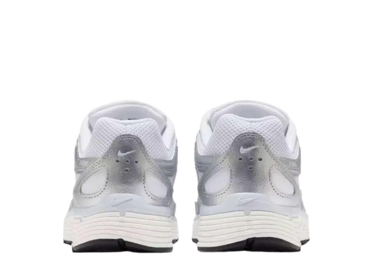Nike P-6000 White Blue Tint Sail Metallic Silver (Women's) - photo 3