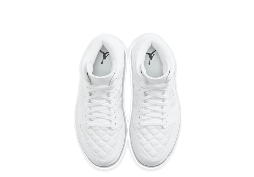 Air Jordan 1 Mid Quilted White (Women's) - photo 2