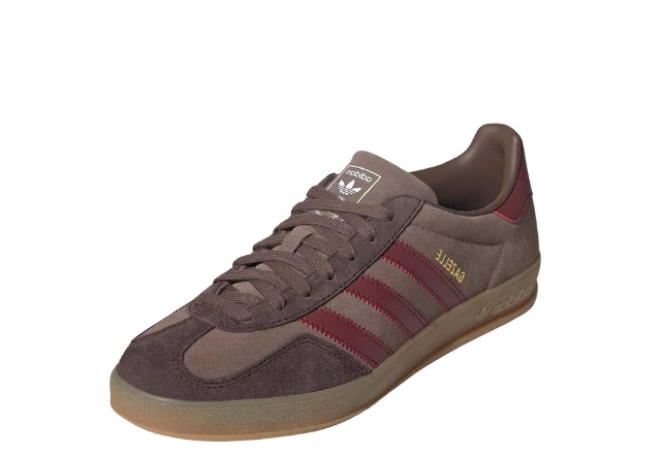 Adidas Gazelle Indoor Earth Strata Shadow Red Dark Brown - photo 2