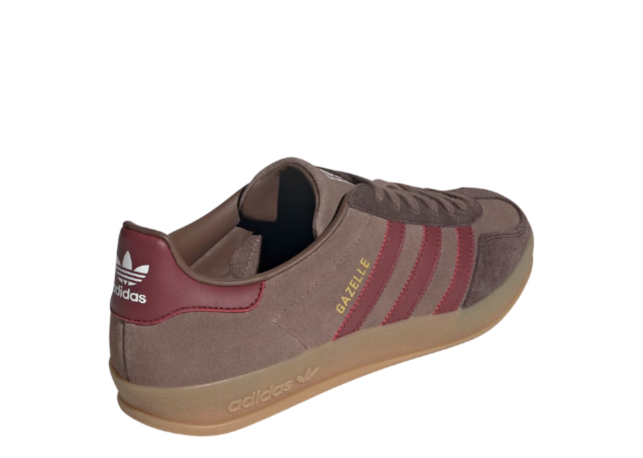 Adidas Gazelle Indoor Earth Strata Shadow Red Dark Brown - photo 3
