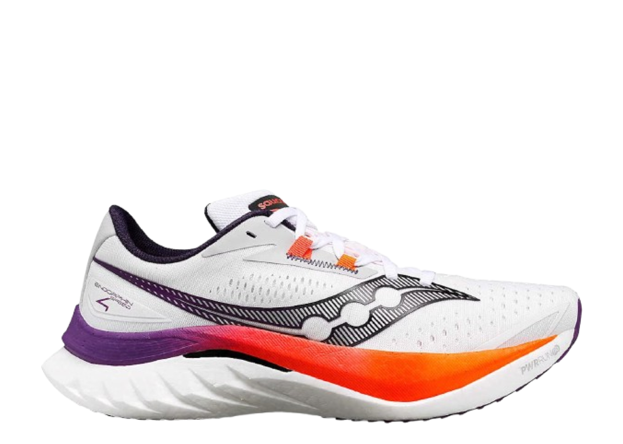 Saucony Endorphin Speed 4 White Viziorange