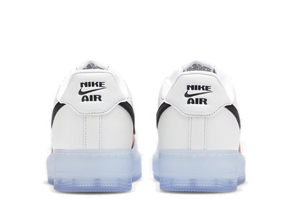 Nike Air Force 1 Low White Red Black (Icy Soles) - photo 3