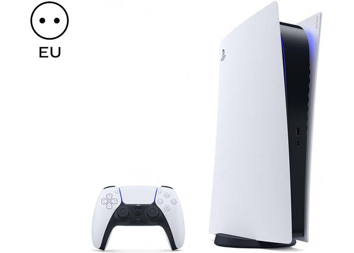 Sony PS5 PlayStation 5 Digital Edition Console (EU Plug) White