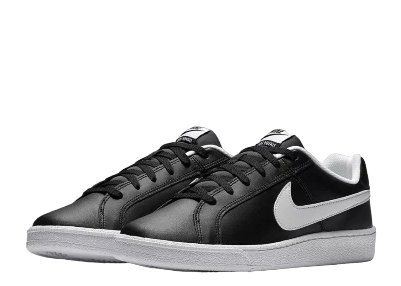 Nike Court Royale Black White - photo 2