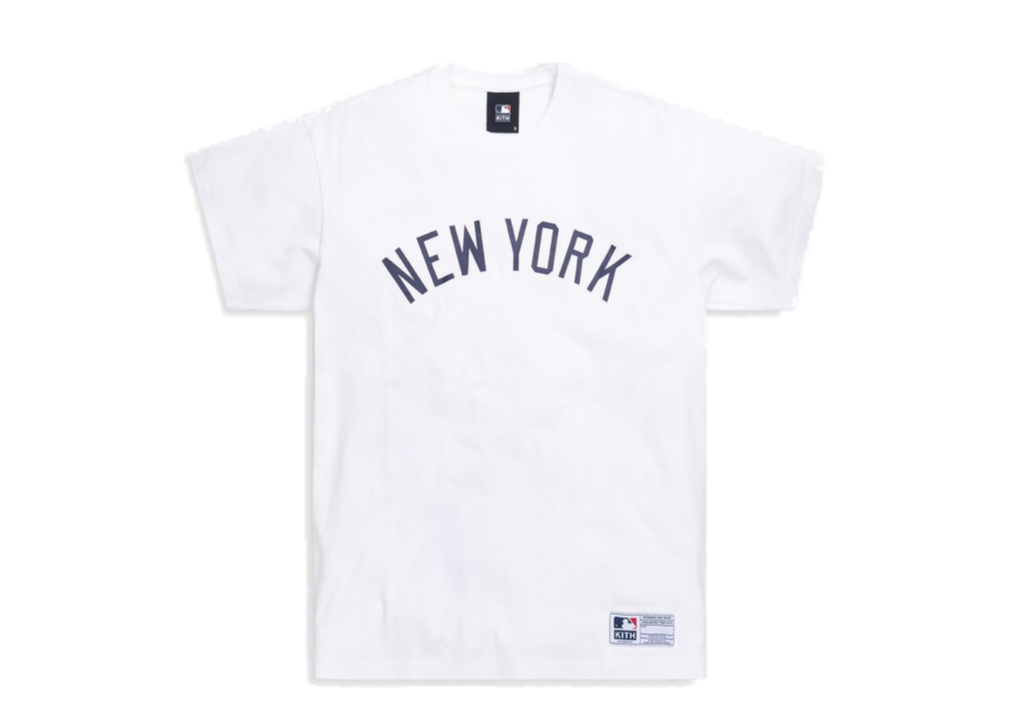 Kith For Major Baseball New York Yankees White Tee