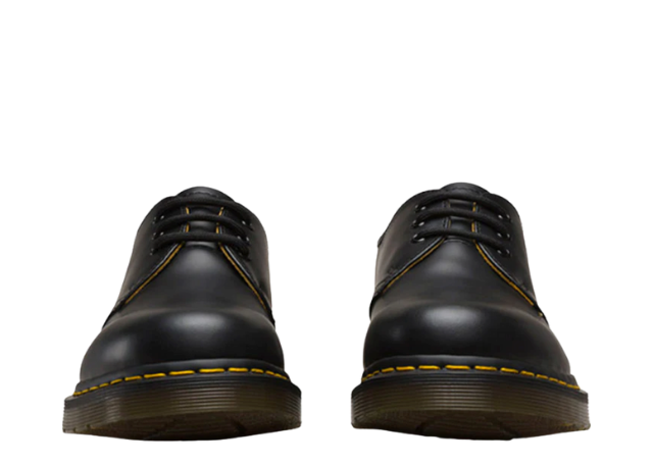 Dr. Martens 1461 Black Smooth Yellow Stitch Oxford Black - photo 2