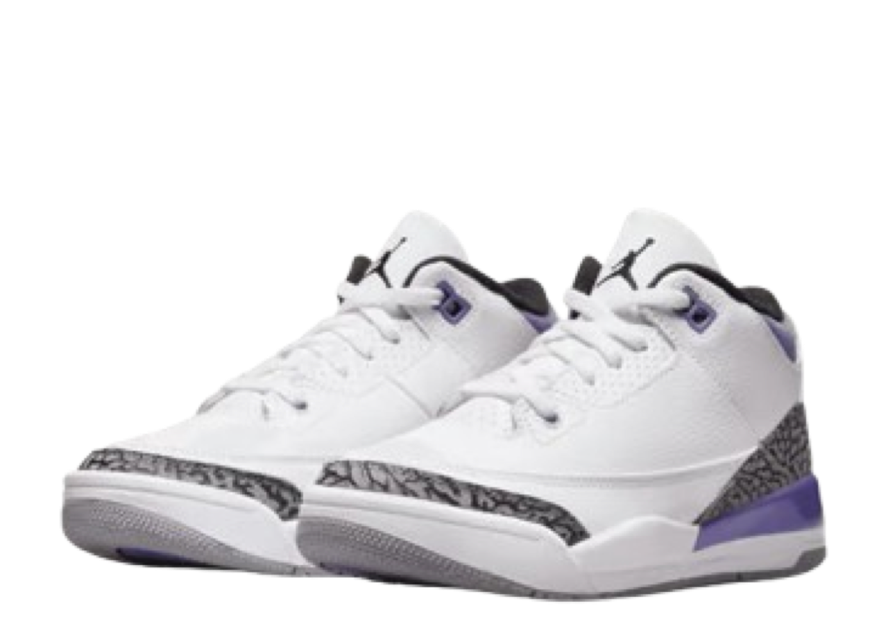 Air Jordan 3 Retro Dark Iris (Pre-School) - photo 2