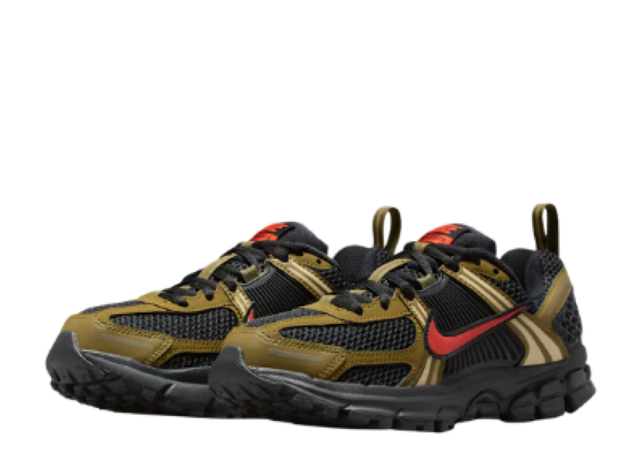 Nike Vomero 5 Black Olive Flak Red (Grade School) - photo 2