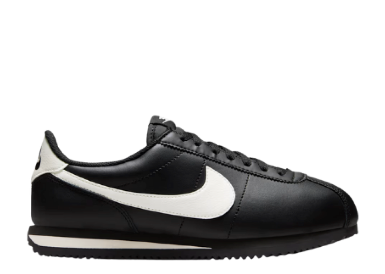 Nike Cortez Leather Black Pale Ivory (Women's)