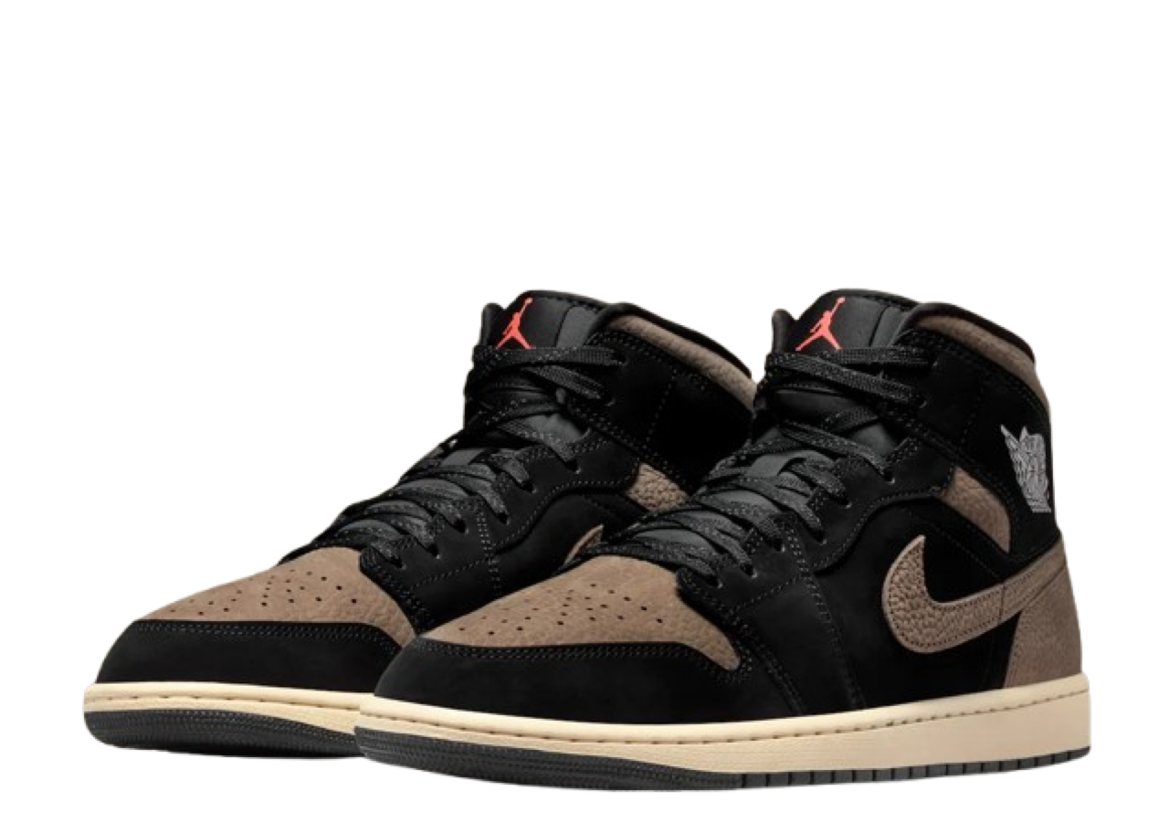 Air Jordan 1 Mid SE Olive Grey - photo 2