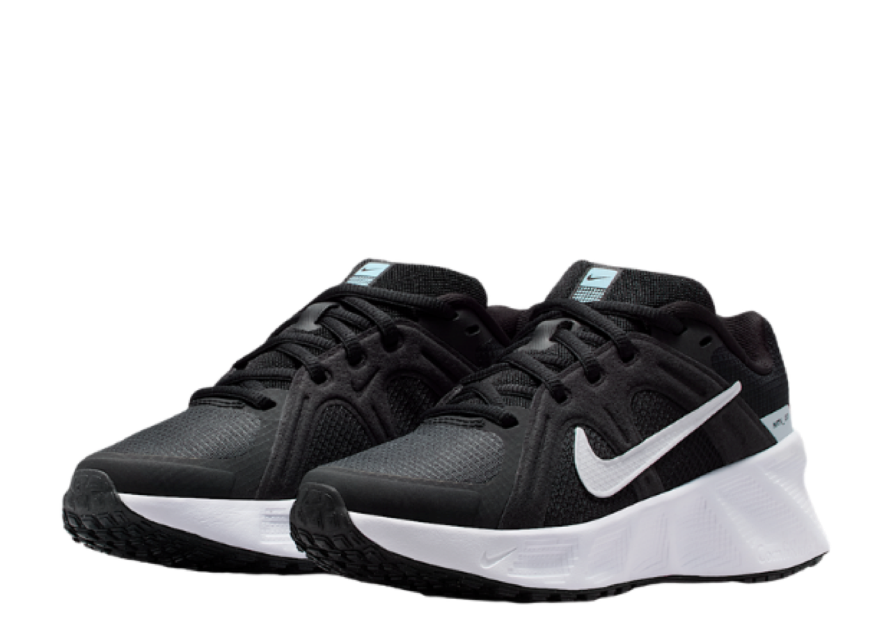 Nike Metro Tek Black Anthracite Glacier Blue White (Grade School) - photo 2