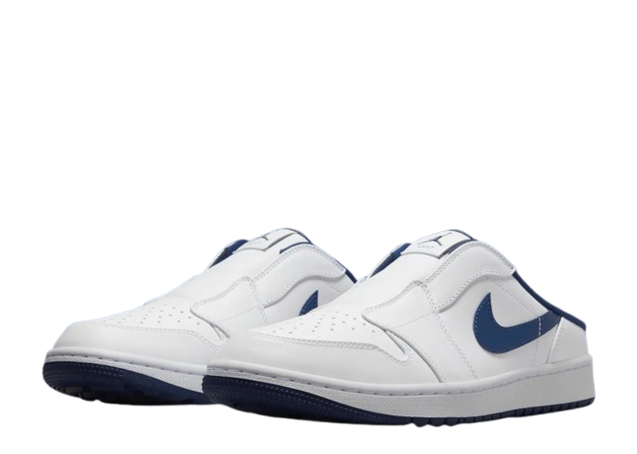 Air Jordan 1 Mule Golf White Mid night Navy - photo 2