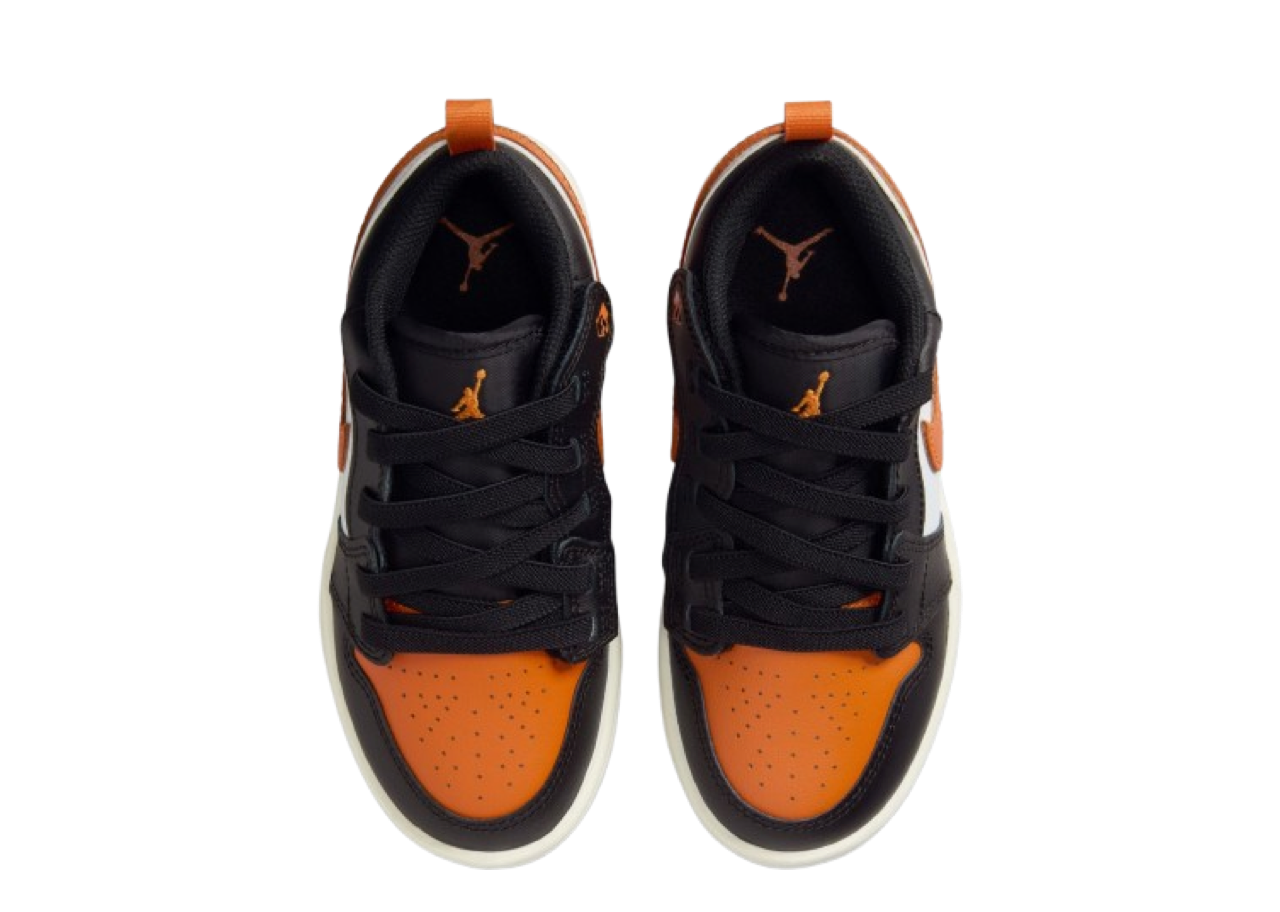 Air Jordan 1 Low ALT Black Starfish (Pre-School) - photo 2