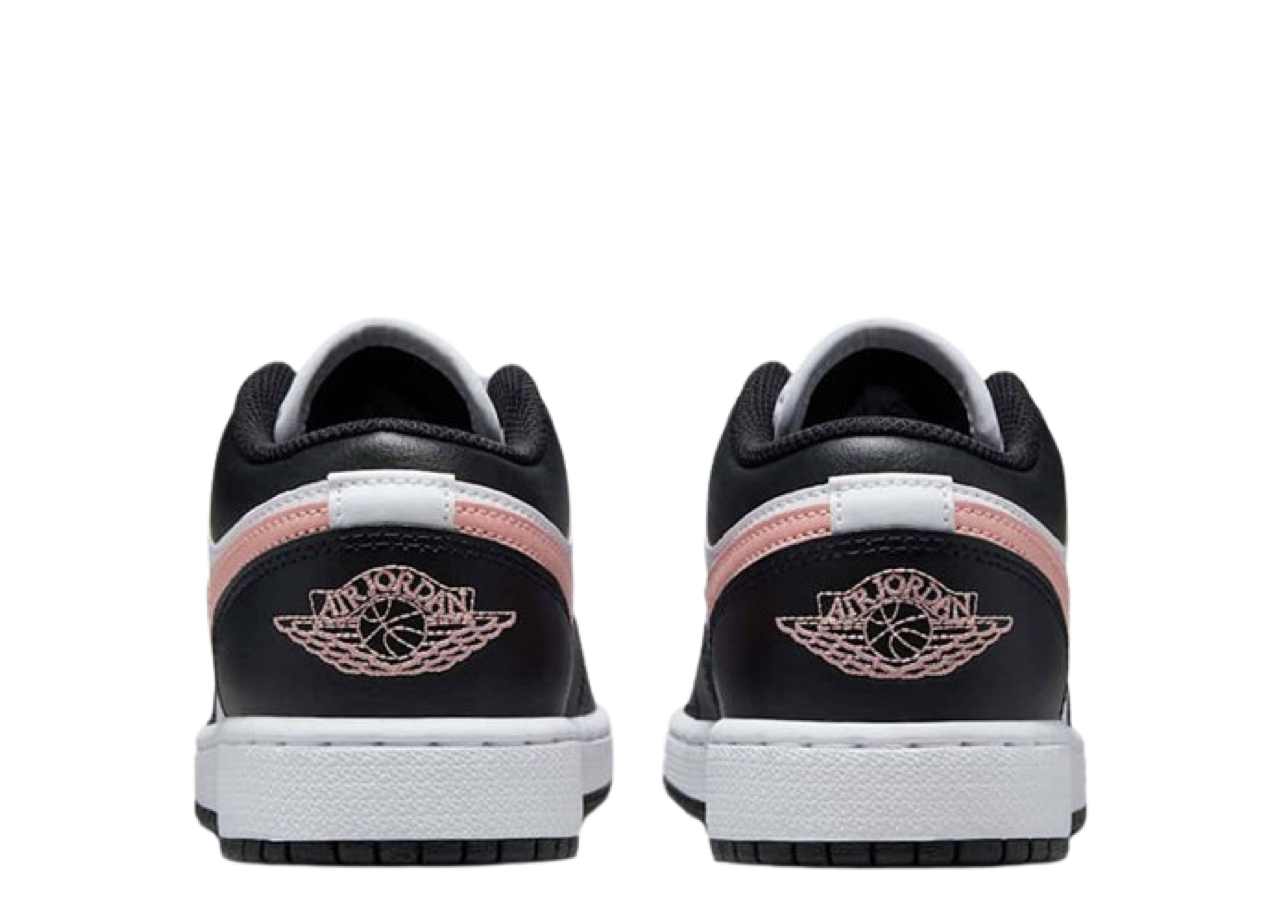 Air Jordan 1 Low White Black Rust Pink (Grade School) - photo 3