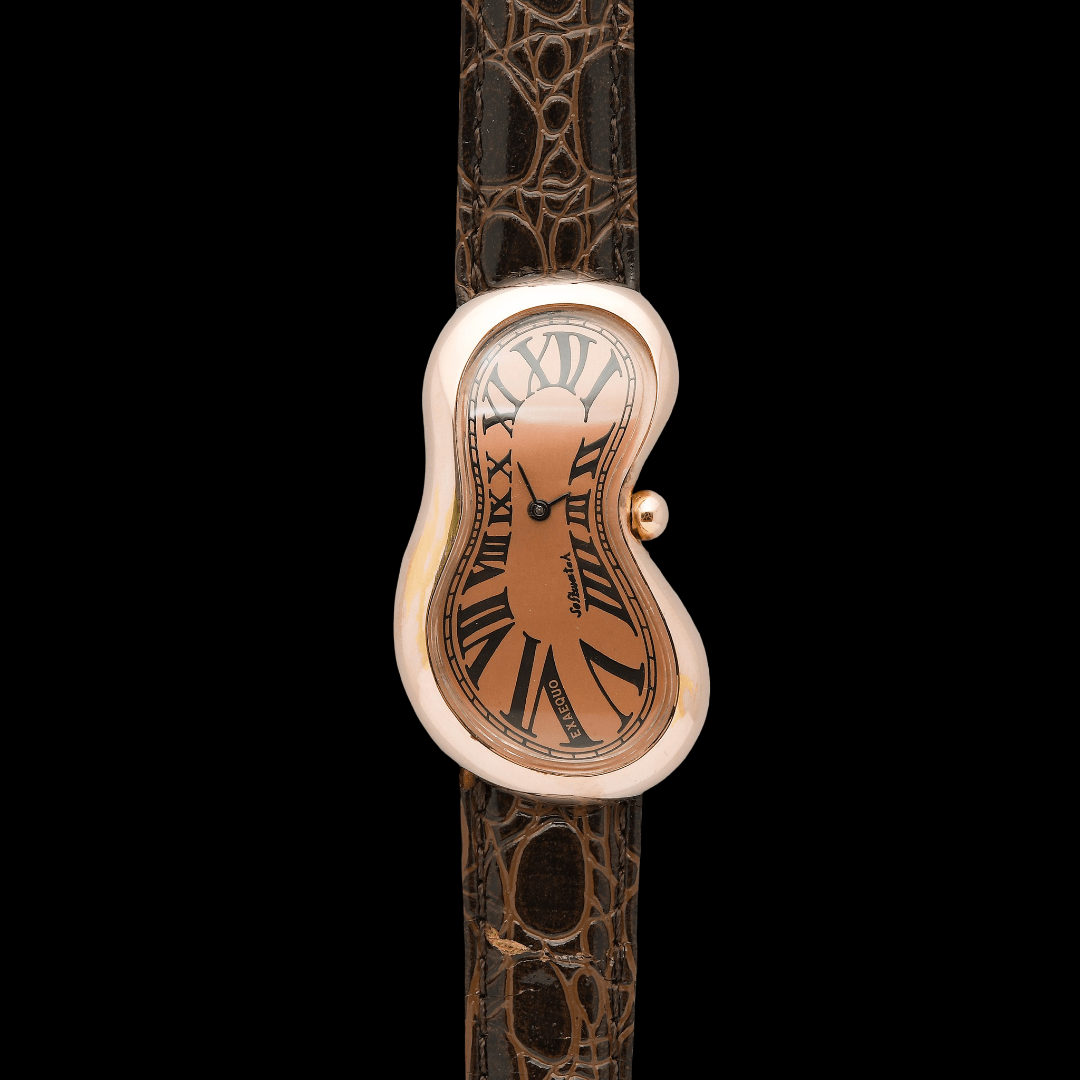 Softwatch Salvador Dali Brown Rose Gold Dial Leather Strap Ref: 92008 - photo 2