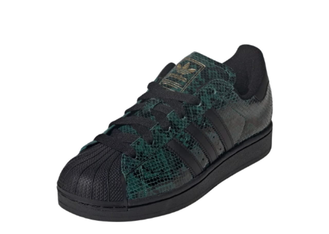 Adidas Superstar II Collegiate Green Snakeskin (Women's) - photo 2