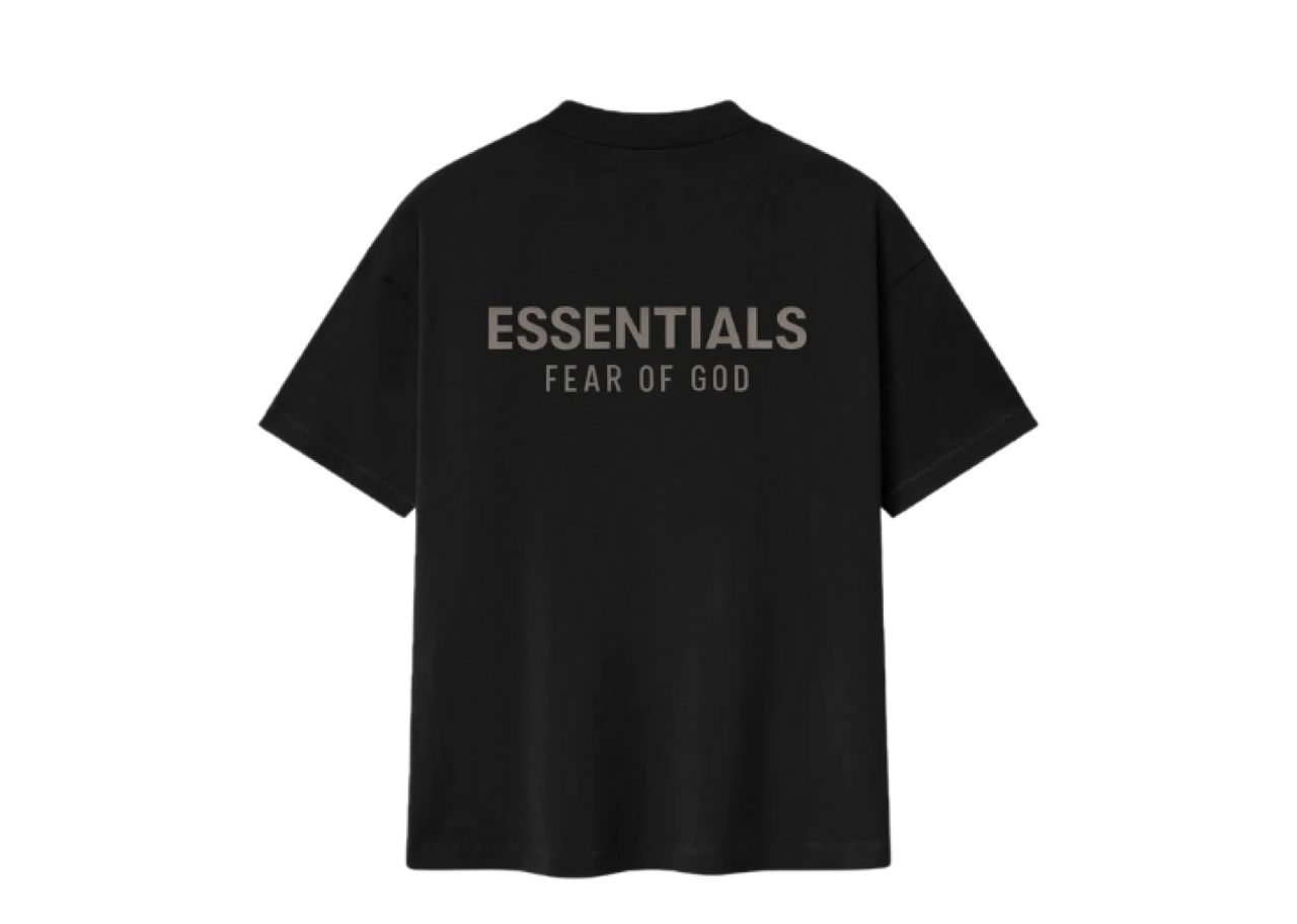 Fear Of God Essentials Classic Fit Tee Jet Black - photo 2