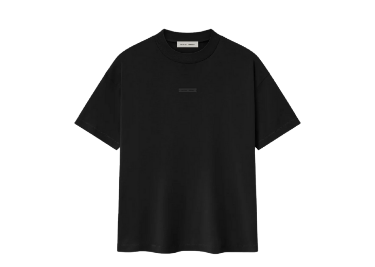 Fear Of God Essentials Classic Fit Tee Jet Black