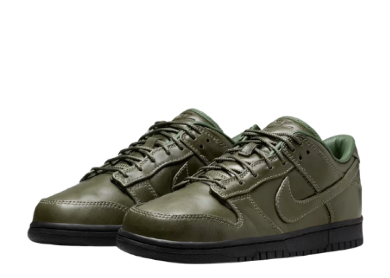 Nike Dunk Low Retro Premium Army Olive Black - photo 2