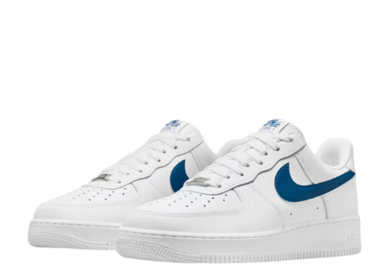 Nike Air Force 1 Low '07 White Court Blue - photo 2