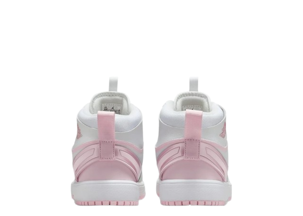 Air Jordan 1 Mid RM EasyOnWhite Fire Red Pink Foam (Pre-School) - photo 2