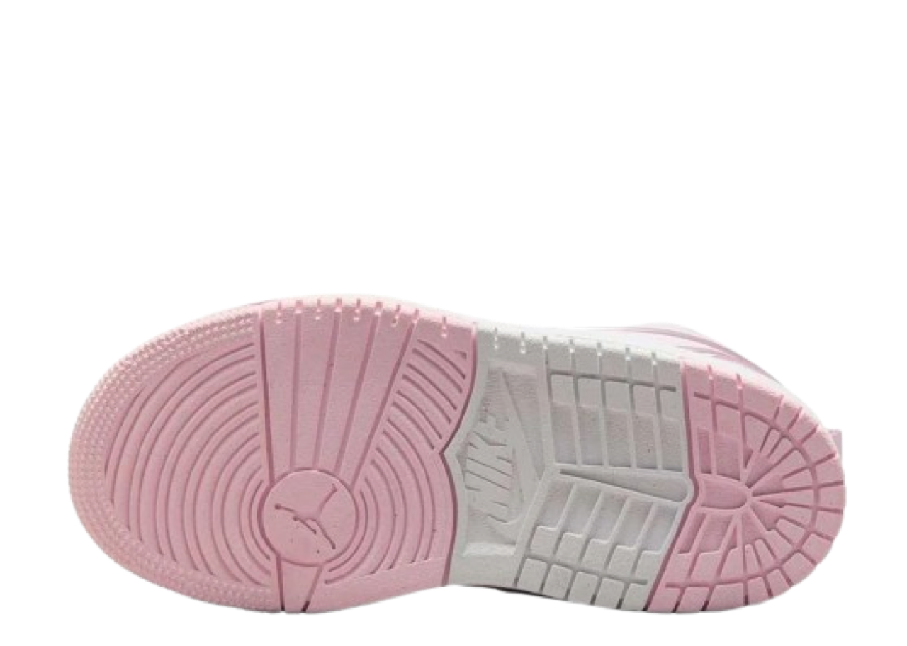 Air Jordan 1 Mid RM EasyOnWhite Fire Red Pink Foam (Pre-School) - photo 3