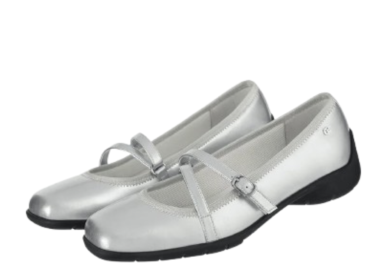 Stand Oil Strap Ballet Mary Jane Silver - photo 2