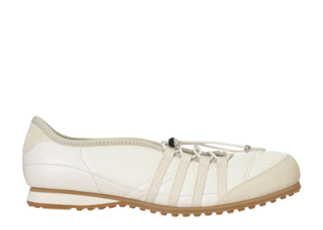 Stand Oil Tie Mary Jane Sneakers Cream