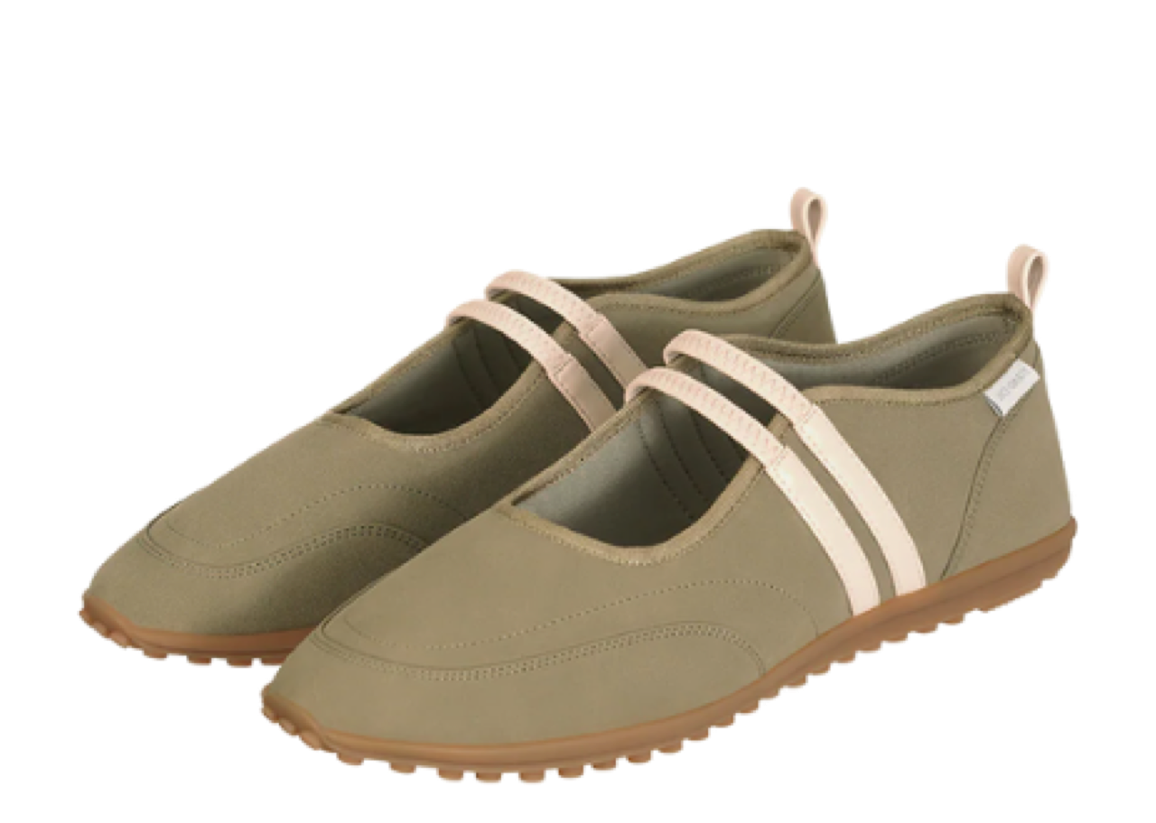 Stand Oil Strap Mary Janes Sneakers Khaki Combi - photo 2