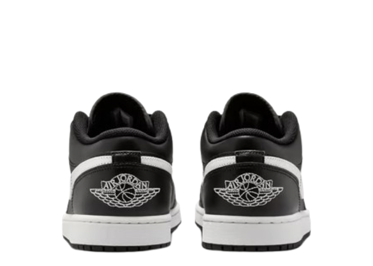 Air Jordan 1 Low Black Summit White (Grade School) - photo 3