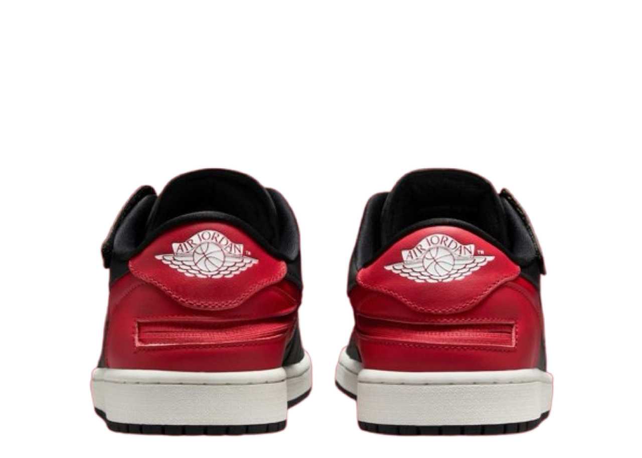 Air Jordan 1 Low FlyEase Black Summit White Varsity Red - photo 3