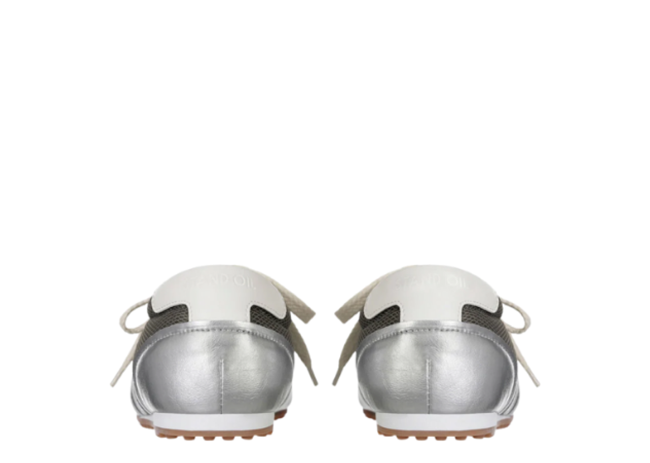Stand Oil Morrow Square Sneakers Silver - photo 3