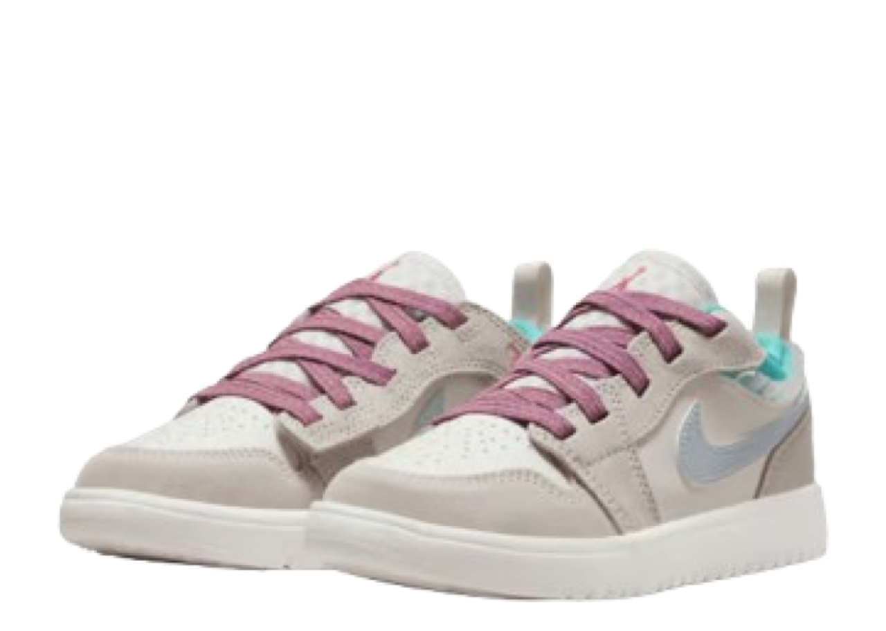 Air Jordan 1 Low ALT SE Sail Legend Light Brown Violet Dust  (Pre-School) - photo 2