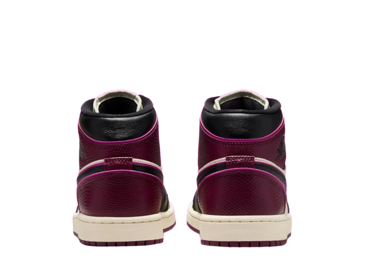 Air Jordan 1 Mid SE Bordeaux (Women's) - photo 3