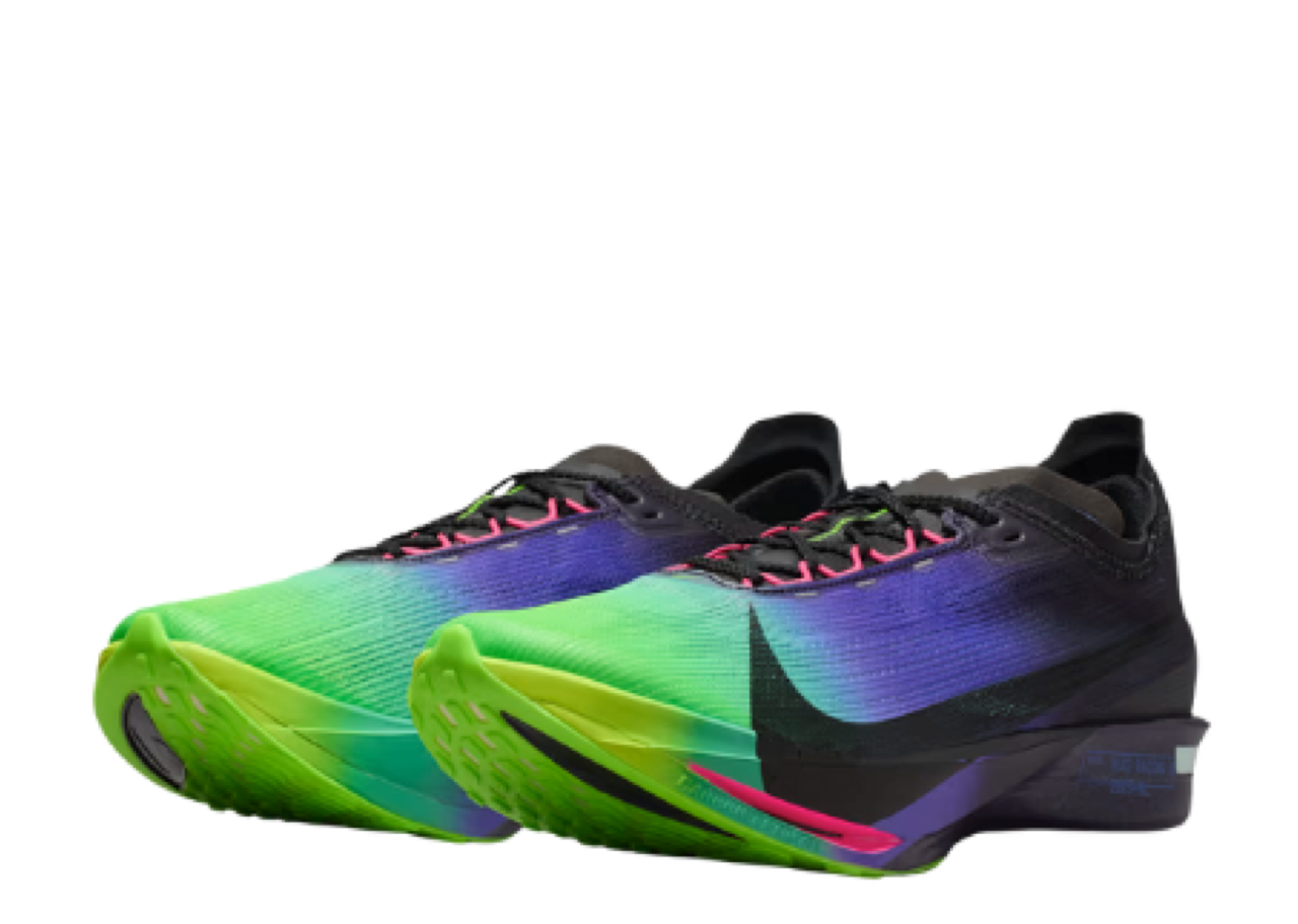 Nike ZoomX StreakFly 2 Glam Dark Obsidian Electric Green - photo 2