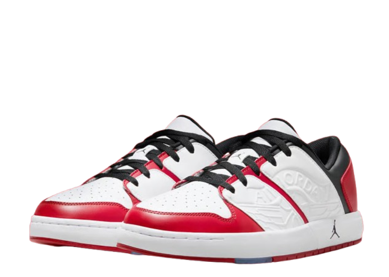 Air Jordan Nu Retro 1 Low Varsity Red White Black (Grade School) - photo 2