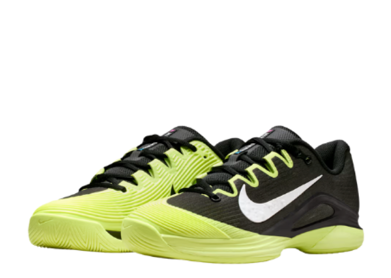 Nike Court Air Zoom Vapor 12 HC Black Light Lemon Twist (Women's) - photo 2