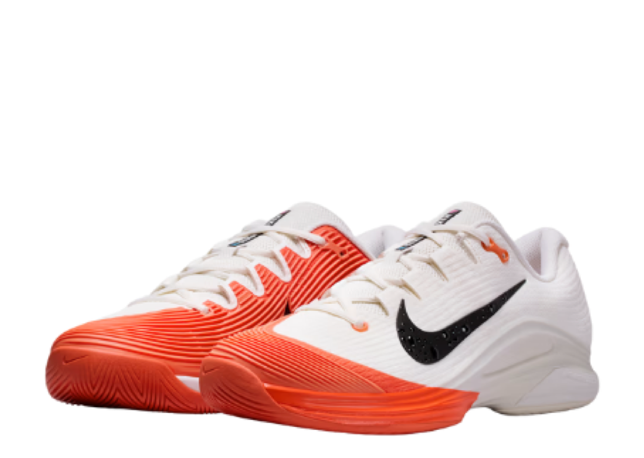 Nike Court Air Zoom Vapor 12 HC Sail Turf Orange - photo 2