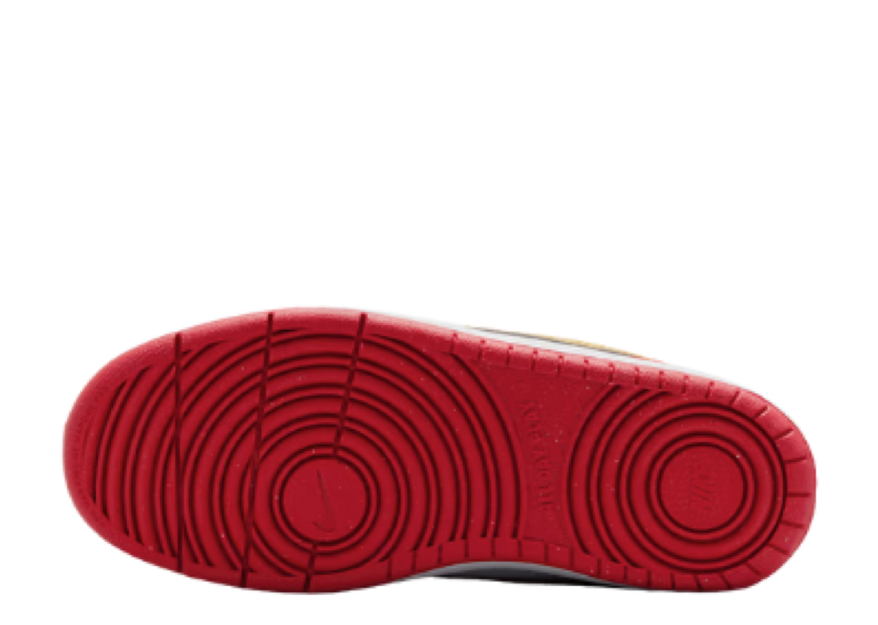 Nike Court Borough Low Recraft White University Red Gold (Grade School) - photo 4