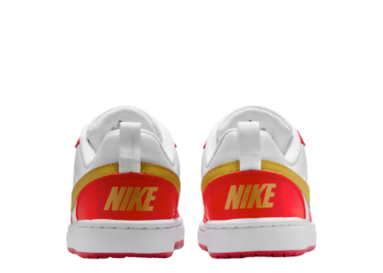 Nike Court Borough Low Recraft White University Red Gold (Grade School) - photo 3