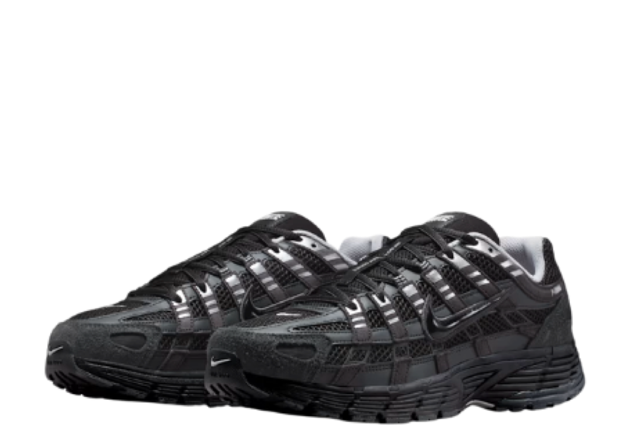 Nike P-6000 Suede Anthracite Metallic Silver - photo 2