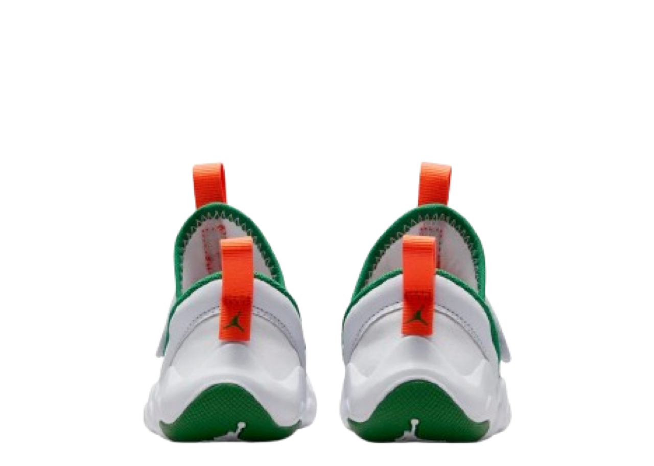 Air Jordan 23/7 Football Grey White Orange Blaze Pine Green (Toddler) - photo 3