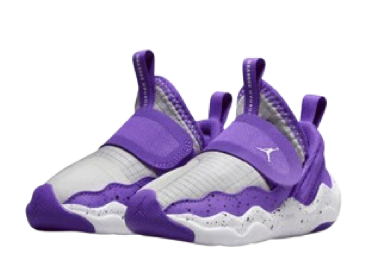 Air Jordan 23/7 Purple Venom Medium Silver White (Toddler) - photo 2