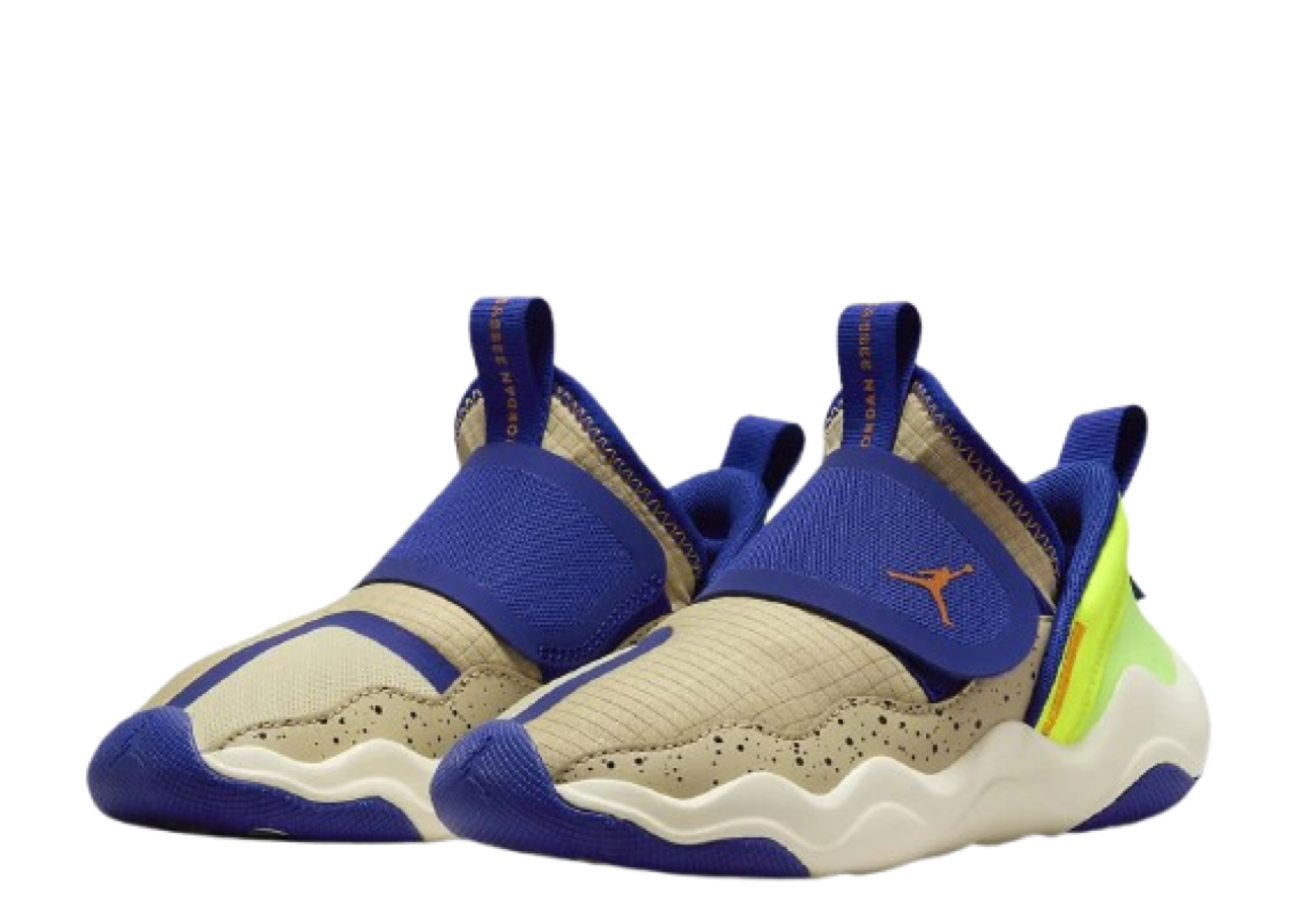 Air Jordan 23/7 Team Gold Radiant Blue Volt Vivid Orange (Pre-School) - photo 2