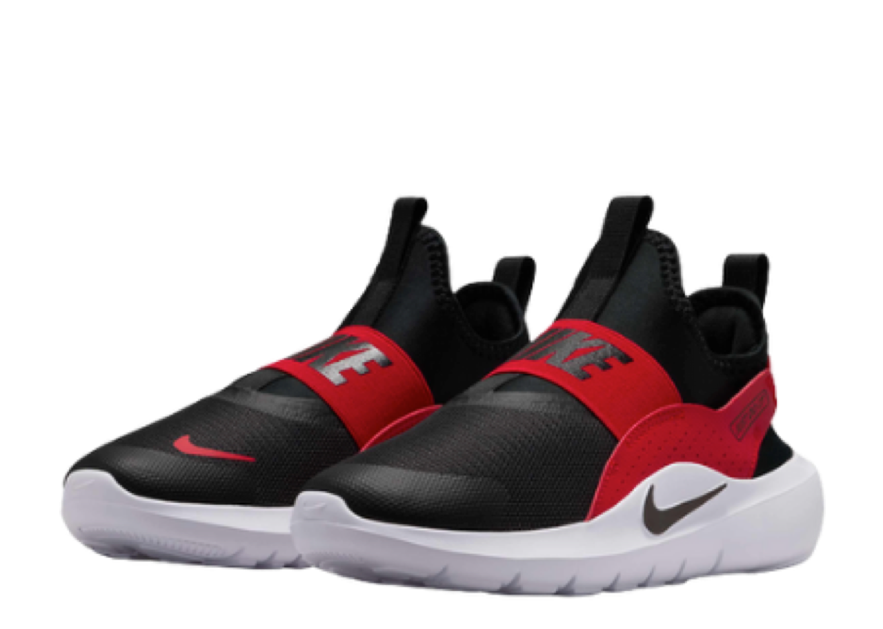 Nike Flex Runner 4 University Red White Black (Grade School) - photo 2