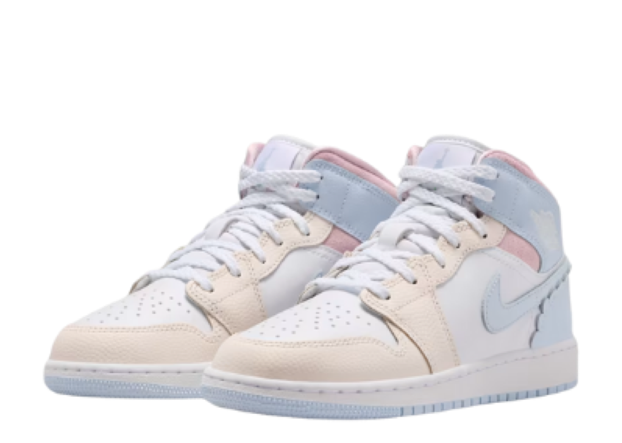 Air Jordan 1 Mid SE Love Is In The Air (Grade School) - photo 2