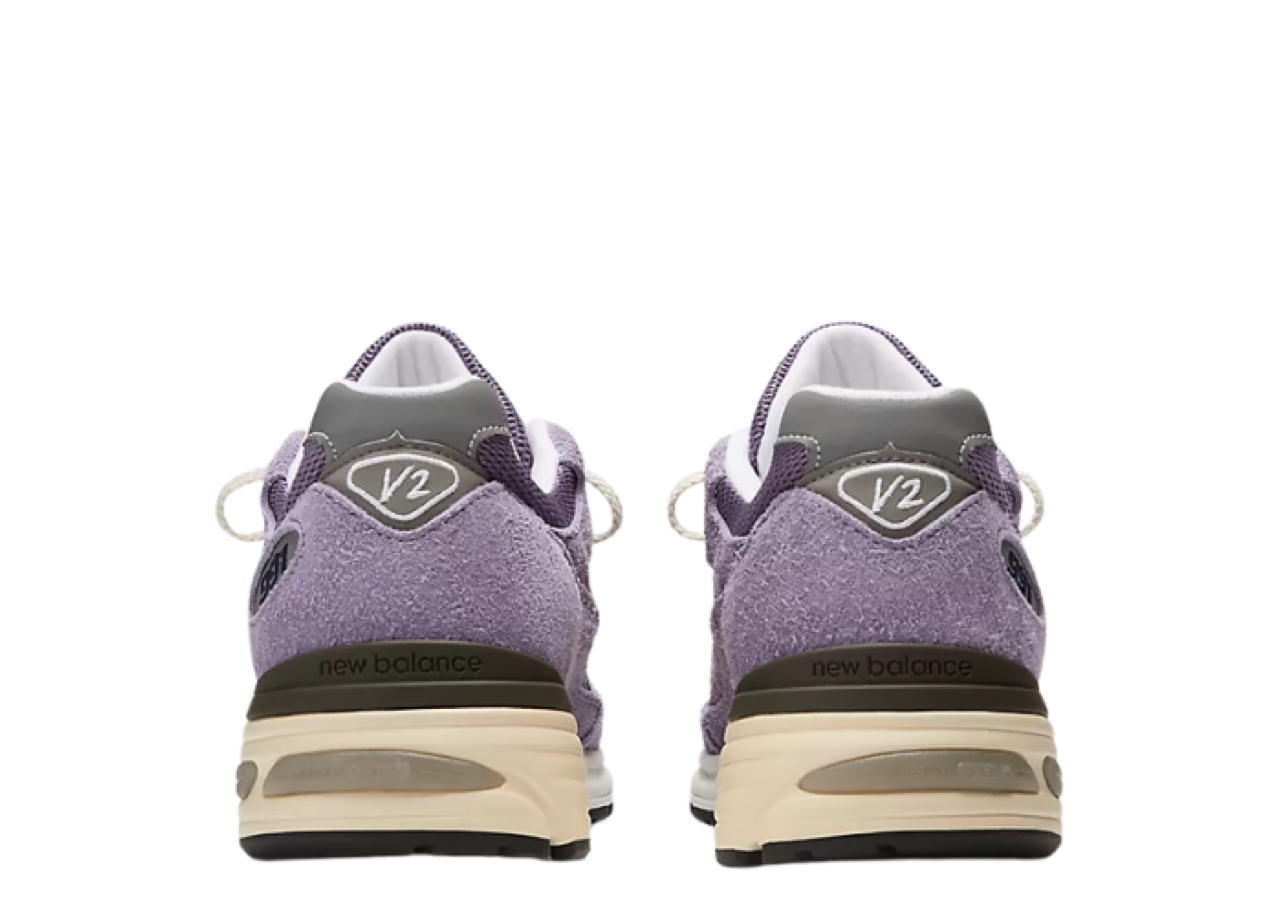 New Balance Made in UK 991v2 Grounded pastels Dusk Purple Sage - photo 3